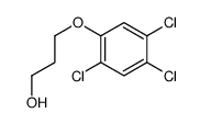 3-(2,4,5-trichlorophenoxy)propan-1-ol结构式