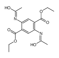 diethyl 2,5-diacetamidobenzene-1,4-dicarboxylate结构式