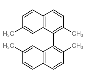1-(2,7-dimethylnaphthalen-1-yl)-2,7-dimethyl-naphthalene结构式
