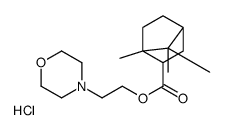 2-morpholin-4-ium-4-ylethyl 4,7,7-trimethylbicyclo[2.2.1]heptane-3-carboxylate,chloride结构式