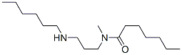 N-[3-(Hexylamino)propyl]-N-methylheptanamide结构式