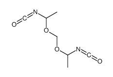 1-isocyanato-1-(1-isocyanatoethoxymethoxy)ethane结构式