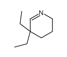 5,5-diethyl-3,4-dihydro-2H-pyridine结构式