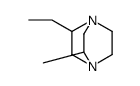 1,4-Diazabicyclo[2.2.2]octane,2-ethyl-5-methyl-(9CI)结构式