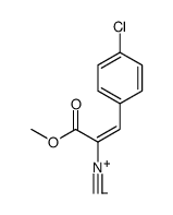 methyl 3-(4-chlorophenyl)-2-isocyanoprop-2-enoate结构式