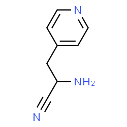 4-Pyridinepropanenitrile,alpha-amino-(9CI) structure