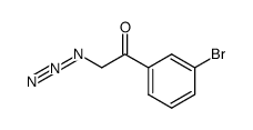 2-azido-1-(3-bromophenyl)ethanone结构式