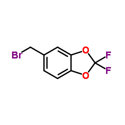 5-(溴甲基)-2,2-二氟-2H-1,3-苯并二恶唑结构式