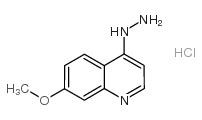 (7-methoxyquinolin-4-yl)hydrazine,hydrochloride Structure