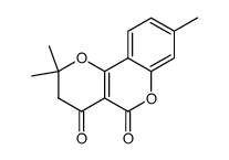 2,2,8-trimethyl-2,3-dihydro-pyrano[3,2-c]chromene-4,5-dione Structure