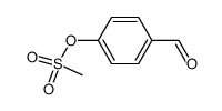 methanesulfonic acid 4-formylphenyl ester Structure