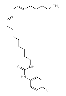 Urea,N-(4-chlorophenyl)-N'-9,12-octadecadien-1-yl-结构式