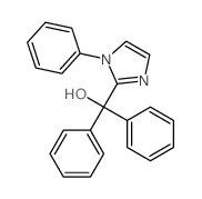 diphenyl-(1-phenylimidazol-2-yl)methanol结构式