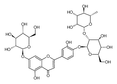 Genistein 7-O-beta-D-glucopyranoside-4'-O-[alpha-L-rhamnopyranosyl-(1->2)-beta-D-glucopyranoside] picture