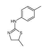 5-methyl-2-(4-methylphenylamino)-2-thiazoline Structure