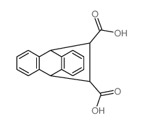 cis-9,10-dihydro-9,10-ethanoanthracene-11,12-dicarboxylic acid结构式