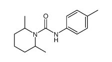 1-Piperidinecarboxamide,2,6-dimethyl-N-(4-methylphenyl)-(9CI) structure