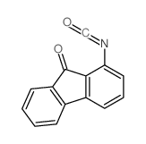9H-Fluoren-9-one,1-isocyanato-结构式