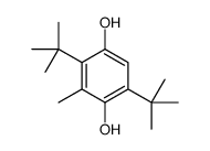 2,5-ditert-butyl-3-methylbenzene-1,4-diol Structure