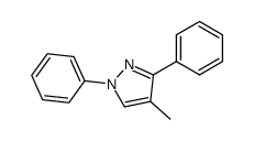 4-methyl-1,3-diphenyl-1H-pyrazole结构式