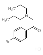 1-(4-bromophenyl)-2-(dipropylamino)ethanone结构式