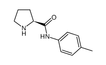 (S)-N-(4-methylphenyl)pyrrolidine-2-carboxamide结构式