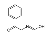 N-<2-氧代-2-苯基>乙基甲酰胺结构式