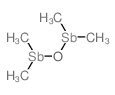 Stibine,Sb,Sb'-oxybis[Sb,Sb-dimethyl-结构式