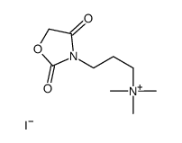 3-(2,4-dioxo-1,3-oxazolidin-3-yl)propyl-trimethylazanium,iodide结构式