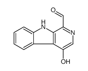 4-羟基-9h-吡啶并[3,4-b]吲哚-1-羧醛结构式