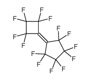 1,1,2,2,3,3,4,4-octafluoro-5-(2,2,3,3,4,4-hexafluorocyclobutylidene)cyclopentane Structure