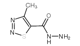 4-Methyl-1,2,3-thiadiazole-5-carboxylic acid hydrazide structure