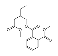 2-O-(2-ethyl-4-methoxy-4-oxobutyl) 1-O-methyl benzene-1,2-dicarboxylate Structure