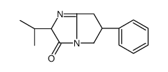 2,5,6,7-Tetrahydro-2-(1-methylethyl)-6-phenyl-3H-pyrrolo(1,2-a)imidazo l-3-one structure