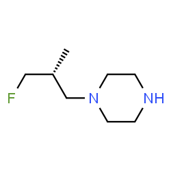 Piperazine, 1-[(2R)-3-fluoro-2-methylpropyl]- (9CI) Structure