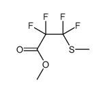 methyl 2,2,3,3-tetrafluoro-3-methylsulfanylpropanoate结构式