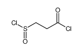 3-(chlorosulfinyl)propanoyl chloride Structure