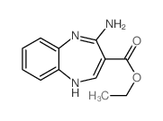 Ethyl 2-imino-2,5-dihydro-1H-1,5-benzodiazepine-3-carboxylate结构式