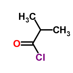 2-Methylpropanoyl chloride structure