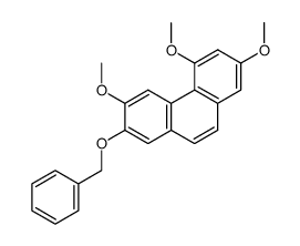 2-(benzyloxy)-3,5,7-trimethoxyphenanthrene结构式