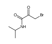 3-bromo-2-oxo-N-propan-2-ylpropanamide Structure