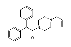 1-(4-but-3-en-2-ylpiperazin-1-yl)-2,2-diphenylethanone结构式