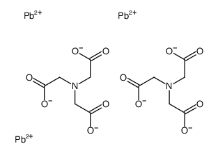 2-[bis(carboxylatomethyl)amino]acetate,lead(2+) Structure