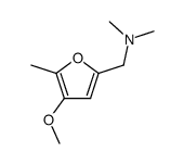 5-dimethylaminomethyl-3-methoxy-2-methylfuran结构式