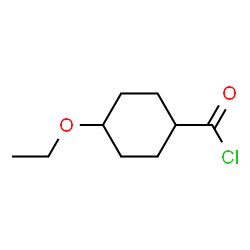 Cyclohexanecarbonyl chloride, 4-ethoxy-, trans- (9CI) Structure