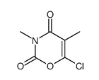 3-methyl-6-chloro-5-methyl-3,4-dihydro-2H-1,3-oxazine-2,4-dione结构式