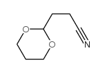 1,3-Dioxane-2-propane nitrile Structure
