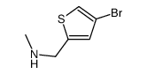 1-(4-bromothiophen-2-yl)-N-methylmethanamine Structure