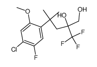 4-(4-chloro-5-fluoro-2-methoxyphenyl)-2-hydroxy-4-methyl-2-(trifluoromethyl)pentanol Structure