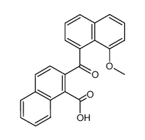 2-(8-methoxy-1-naphthoyl)-1-naphthoic acid Structure